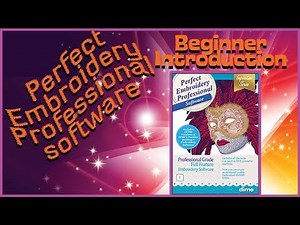 Beginner Perfect Embroidery Pro Digitizing machine embroidery software