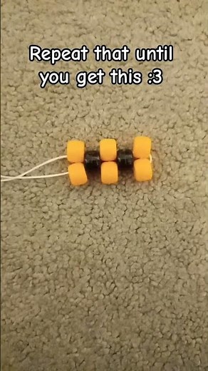 kandi pumpkin tutorial :3 #kandi #kandikid #beads #craft #craftideas