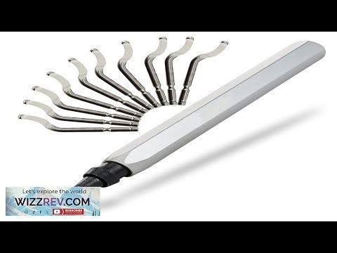 Deburring Tool with 10 BS1010/BS1018 Steel Swivel Blades Works on Metal Resin Review