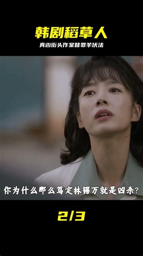 韓劇《稻草人》第十集：真兇在街頭作案，替罪羊卻在法庭伏法！ #精選 #稻草人 #懸疑 #影視解說 #稻草人，韩剧悬疑，替罪羊，法庭