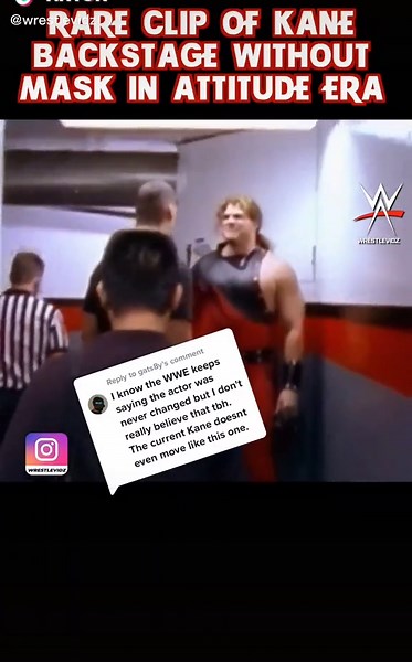 Unmasked Kane: Rare Clip of Kane Without Mask