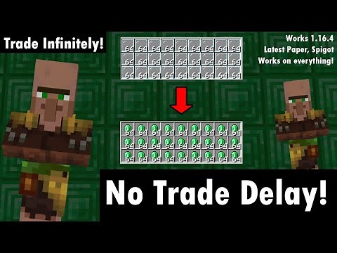 1.16.4 Minecraft - Bypass Trade Cooldown! Trade Infinitely!