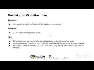 Civil Service Situational and Judgement Questionnaire Training
