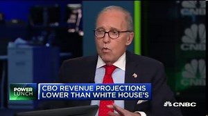 CBO budget revenue projections lower than White House's