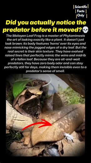 The Frog That Disguises Itself as a Dead Leaf 🤯