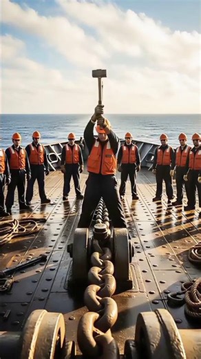 They Hit the Anchor Lock... Then Everything Went Wrong! #fail #engineering #ship #anchor #viralvideo