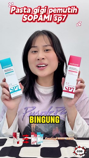 Cerahkan senyum Anda dengan Pasta Gigi Probiotik Pemutih SP-7! Formula yang ampuh ini tidak hanya memutihkan gigi Anda, tetapi juga menyegarkan napas dan menjaga kesehatan mulut. Dengan perpaduan aroma kayu dan pepermin, pasta gigi ini membersihkan gigi secara efektif dan tahan terhadap korosi asam. Jadikan senyum Anda lebih percaya diri dengan penggunaan pasta gigi SP-7 setiap hari! #TeethWhitening #OralCare #FreshBreath #SP7Toothpaste #ConfidentSmile #ProbioticToothpaste #sopamisp7