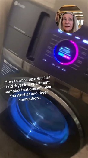When You Don't Have A Washer Dryer Connection #diy #apartment