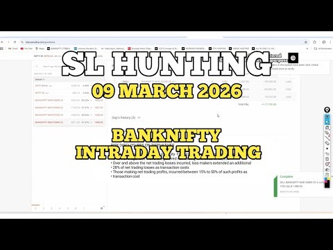Banknifty SL Hunting Trade | 09 MARCH 2026