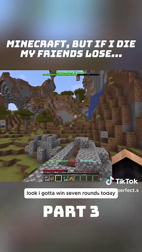 Minecraft Challenge: If I Die, My Friends Lose!
