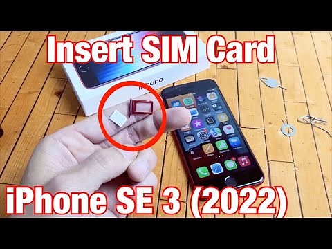 iPhone SE 3 (2022): How to Insert SIM Card & Double Check Mobile Settings