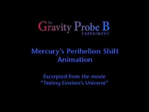 Perihelion Precession of Mercury