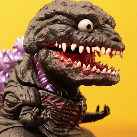 Nendoroid Shin Godzilla's atomic breath sequence #animation