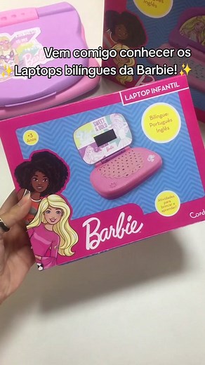 Laptops Bilíngues da Barbie: Diversão e Aprendizado!