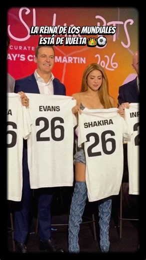 Shakira regresa al Mundial 2026... 👑⚽️ Vuelve la Reina #Shakira #Mundial2026