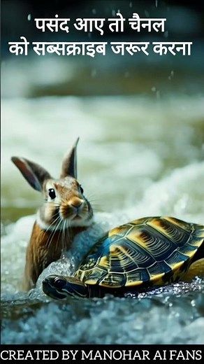 ‎"प्यारा खरगोश और कछुआ 🐇🐢 | Emotional Animal Story | Cute Rabbit Kids Short"