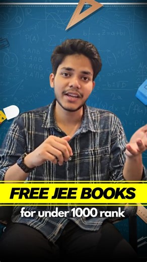 The Gen JEE on Instagram: "Comment "BOOK" To get free JEE books in your DM and score under 1000 rank . . . . [Jee books, jee free books, jee free resources, jee reference books, jee under 1000 rank, jee main, jee 2026, jee 2027, jee advanced, jee physics, jee chemistry, jee maths, jee tips, jee motivation, jee prep, iitjee, iit delhi, iit, nit] . . . . #jeeaspirants #iit #iitdelhi #jeemains"