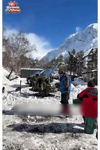 The Use of Cannons for Snow Removal in Mountains