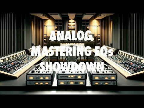 Analog Mastering EQ Showdown: Bettermaker mastering EQ vs DW Fearn VT5 vs Knif Soma