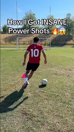 How I Got INSANE Power Shots 🔥😱#soccer #football
