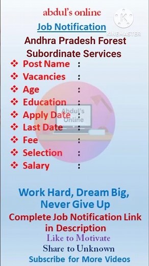 APPSC Thanedar Notification 2025