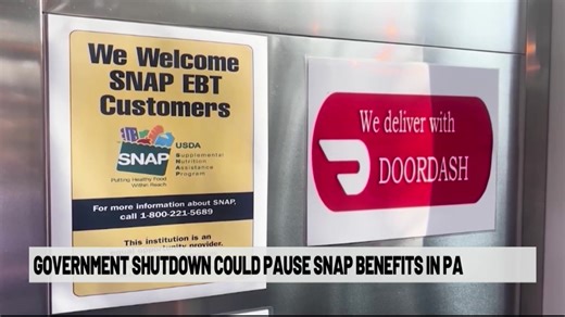 Officials say that Supplemental Nutrition Assistance Program benefits in Pennsylvania are slated to be paused for November due to the government budget impasse. https://www.2822news.com/top-stories/officials-say-november-snap-benefits-to-be-halted-in-pa/?utm_medium=social&utm_source=facebook_28/22_News_(WBRE/WYOU) | 28/22 News (WBRE/WYOU)