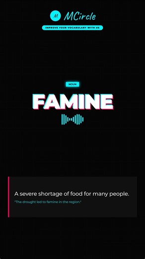 Learn English: What is Famine? | Vocabulary Shorts