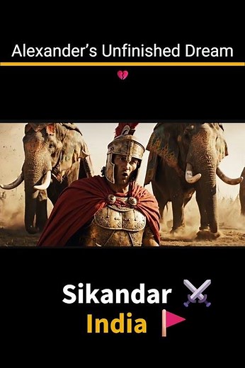 Why Alexander the Great FAILED in India ⚔️🇮🇳 | Real History #shorts #history #alexander #india