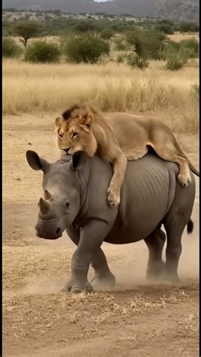 Elephant vs Lion Battle in Jungle | Rare Animal Fight Scene #wildlife#lion (Animated)