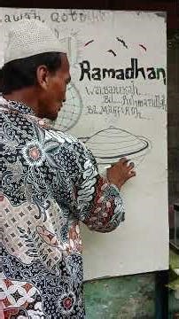 pelukis papan tulis, Agus Kholis.