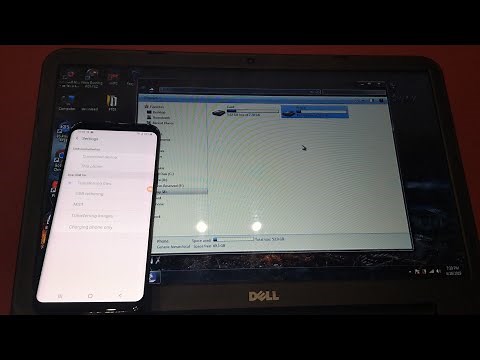 Samsung galaxy s8 plus how to connect and transfer files to pc