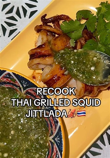 Delicious Thai Grilled Squid Recipe from Jittlada