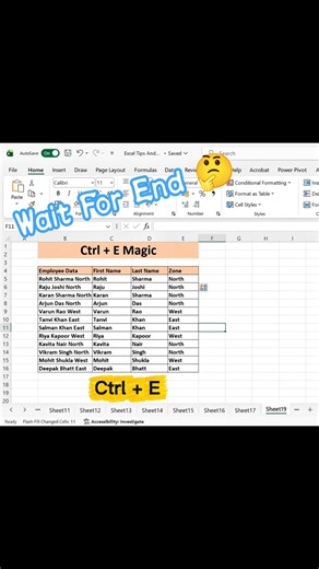 😱Office work fast kaise kare? 👀 #excel #excelformula #excelshorts #exceltips #microsoftoffice