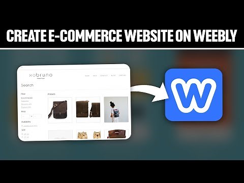 How To Create eCommerce Website On Weebly ! (Full Tutorial)