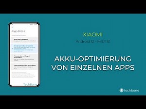 Akku-Optimierung von einzelnen Apps - Xiaomi [Android 12 - MIUI 13]