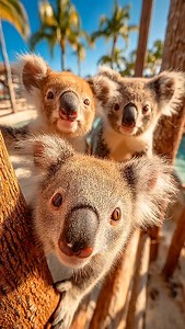 Have a nice day and smile ♥️ #cute #animals #happy #koala | Nebelschaf Art