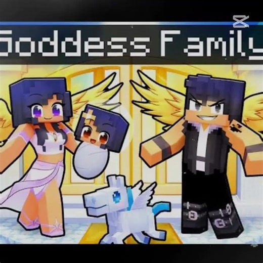 APHMAU HAVING A GODDESS FAMILY! #minecraft #aphmau #edit #goddess ✨💜✨💜💜✨💜✨💜✨💜✨💜✨👑