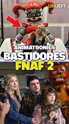 Bastidores dos Animatronics em FNAF 2 #fnaf #fnaf2