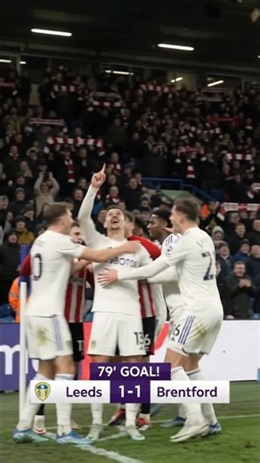 🔥 79' GOAL! Leeds 1-1 Brentford ⚽