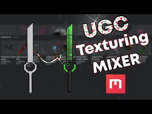 How I texture my UGC accessories in Quixel mixer | 2023 Tutorial | Roblox