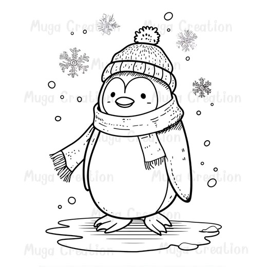 Holiday Coloring Pages: Kawaii Christmas, Halloween, Winter (PDF Printable) - Etsy