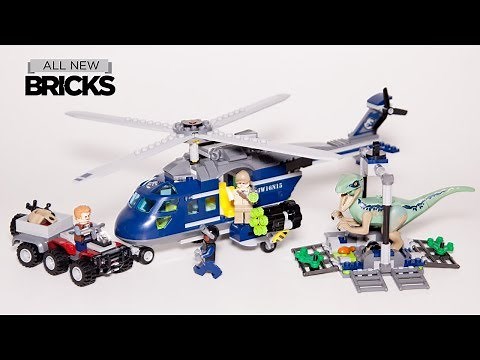 Lego Jurassic World 75928 Blues Helicopter Pursuit Lego Speed Build