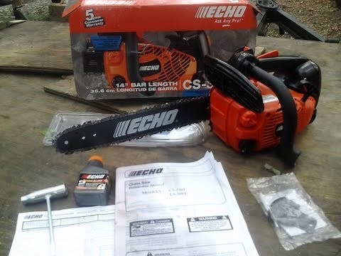 Unboxing My Echo CS-330T Top Handle Climbing Chainsaw