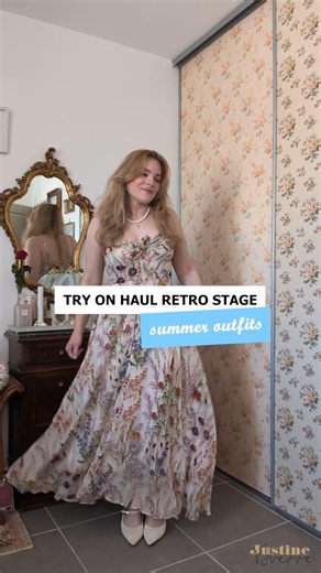BIKINIS 👙 AND SUMMER DRESSES RETRO STAGE ✨ Justine Duerre