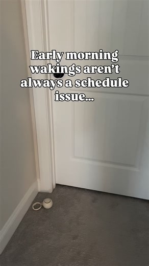 Nurtured Nest | Rebekah Blankenship | Pediatric PA-C & Mom Coach on Instagram: "Try placing a sound machine outside your baby’s nursery door in the early morning hours. Early morning wakings aren’t always about wake windows or nap math. After ~4–5am, sleep pressure is light — which means babies are much more sensitive to environmental noise and stimulation. Small sounds that wouldn’t matter overnight can fully wake them in the morning. Things like: • Parents getting ready for work • Coffee machi