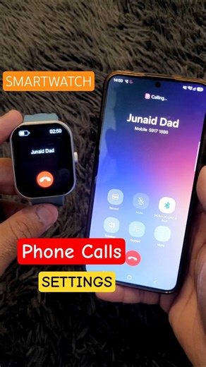 Smart Watch Phone Call Settings | Make Receive Phone Calls ANY Smartwatch