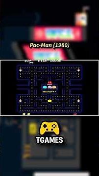 Pac-Man (Arcade) 🕹️ [1980] #retrogaming #retrogames #videogames #videogames #games #console #gaming