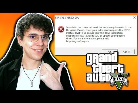 FIX Your Video Card Does Not Meet The System Requirements To Run This Game GTA V