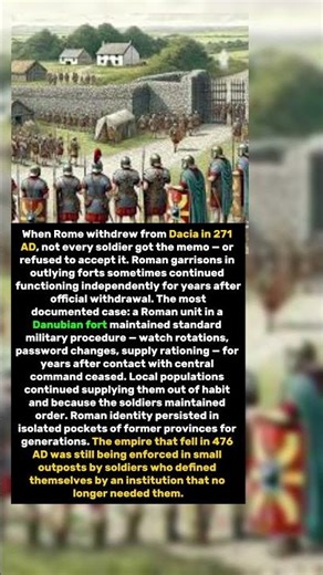 The Roman Soldier Who Refused to Leave His Post — For 36 Years After Rome Abandoned the Province