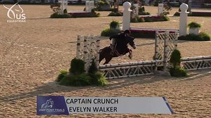 Evelyn Walker and Captain Crunch claim the Small Green Hunter Pony Championship title at the USEF Pony Finals presented by Collecting Gaits Farm! One of the first people she wanted to give special thanks to was her groom Jorge Huerta. #JoinTheJoy Watch all of #PonyFinals: https://www.usef.org/network/coverage/2017ponyfinals/ | USEF Network